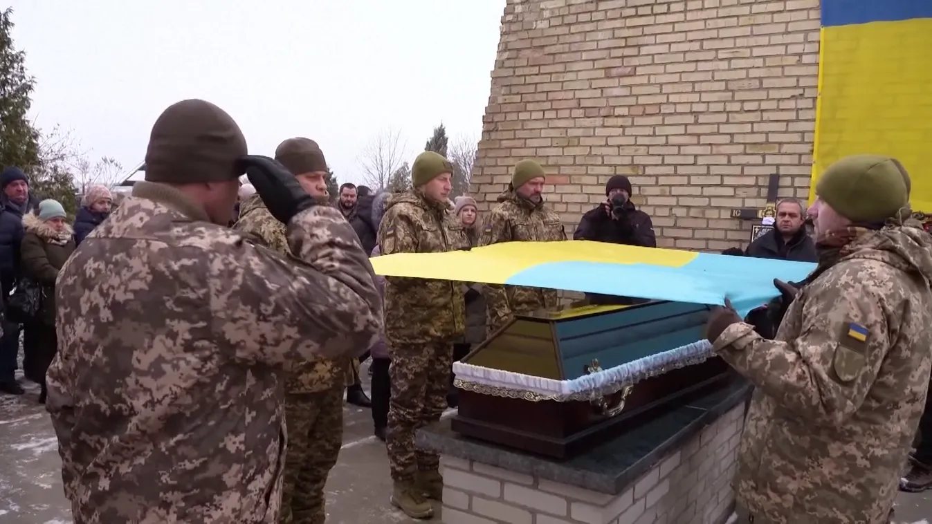 Egy magyar áldozat temetése Kárpátalján