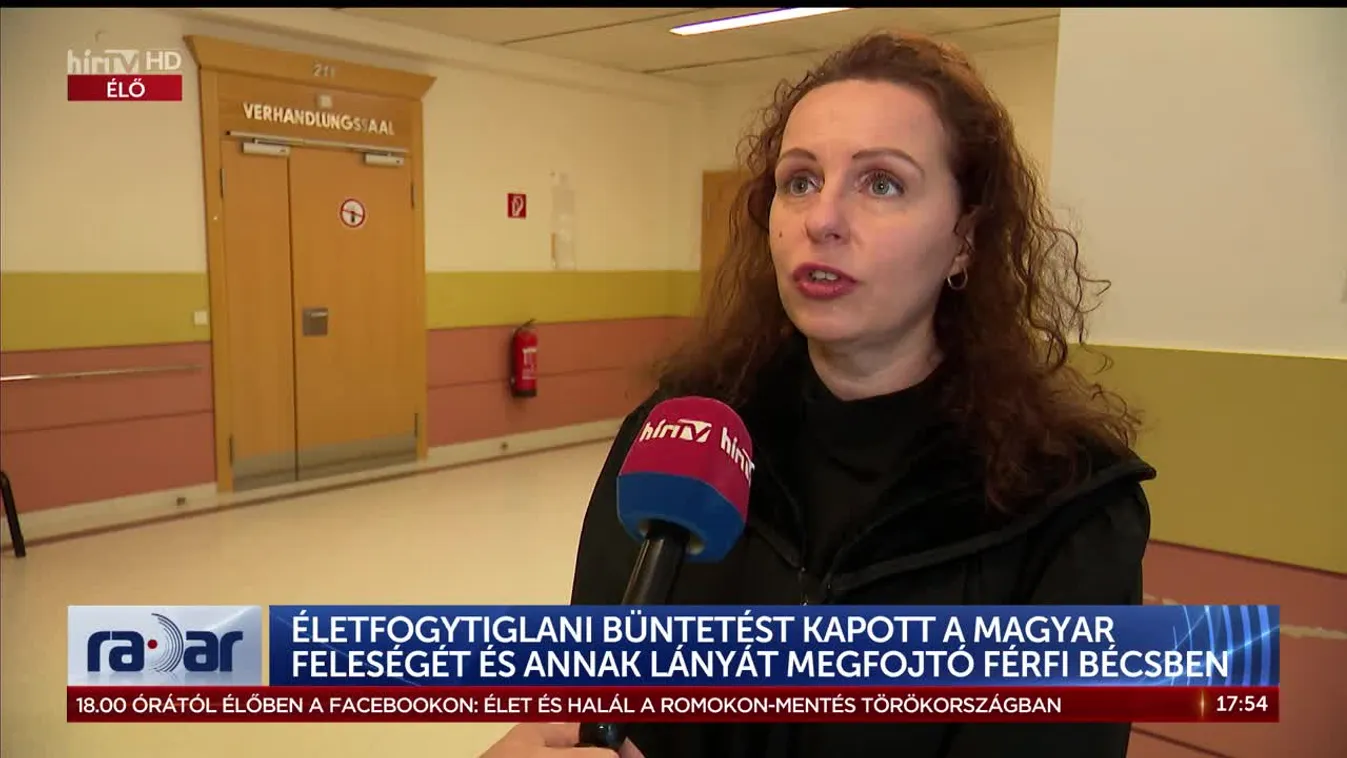 Radar - Életfogytiglani büntetést kapott a magyar feleségét és annak lányát megfojtó férfi Bécsben
