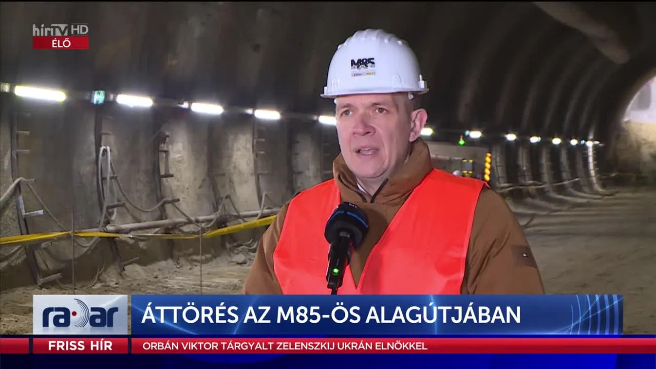Radar - Áttörés az M85-ös alagútjában