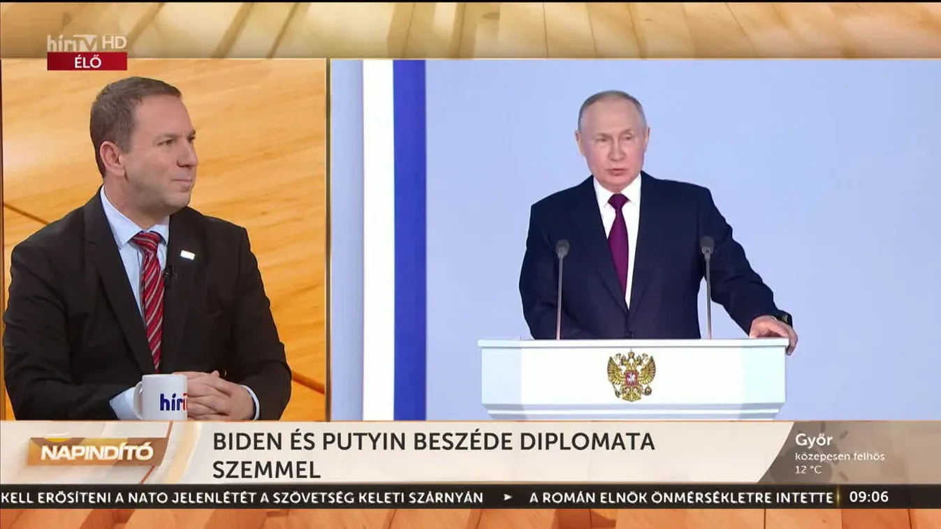 Napindító – Biden és Putyin beszéde diplomata szemmel (2023-02-23)
