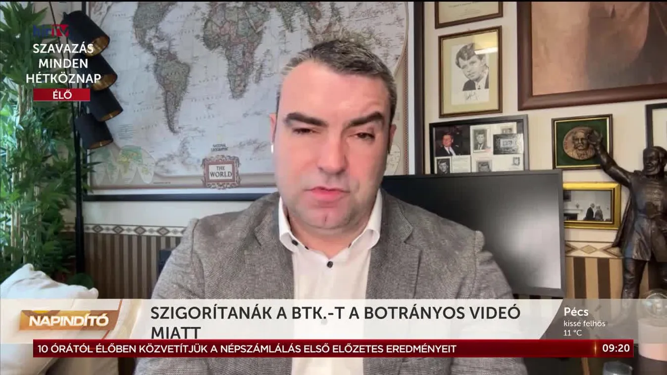Napindító - Szigorítanák a BTK.-t a botrányos videó miatt (2023-02-16)