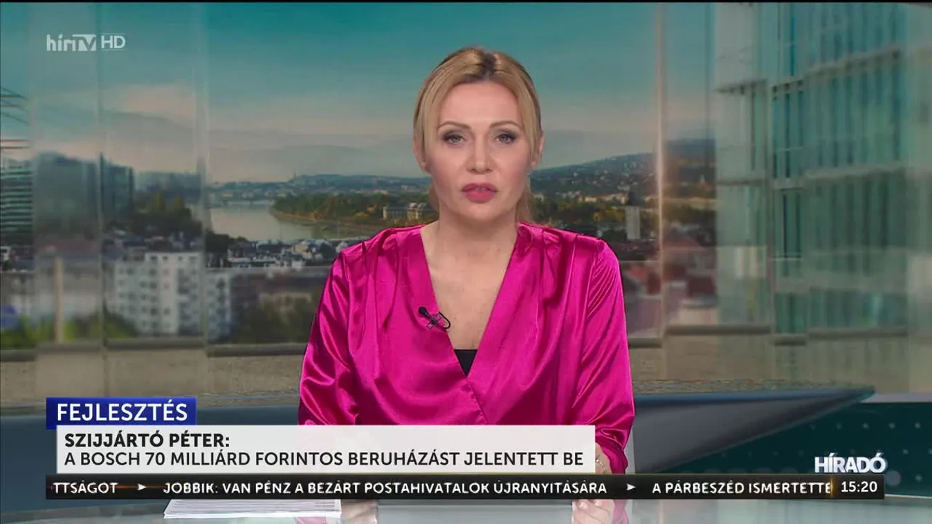Szijjártó Péter: A Bosch 70 milliárd forintos beruházást jelentett be