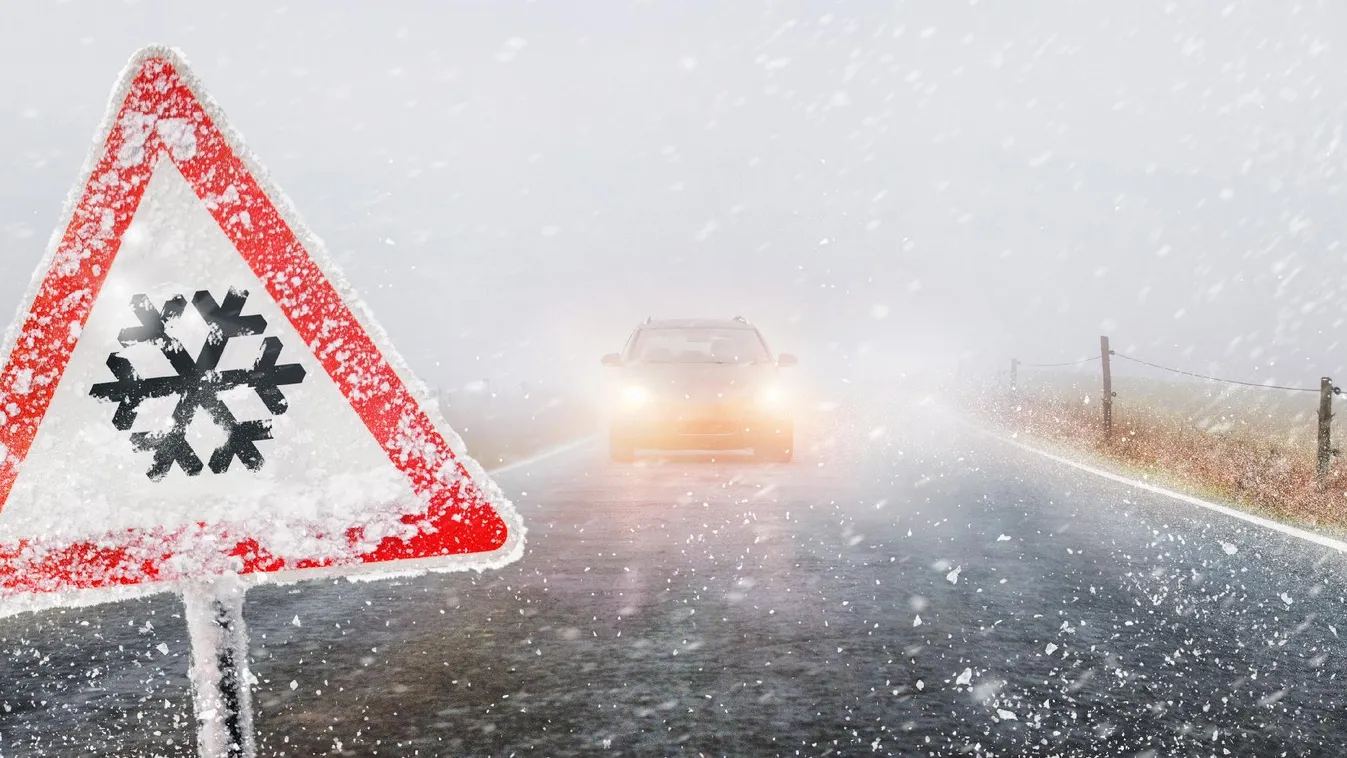 Viharos szél és csúszós utak teszik veszélyessé a közlekedést