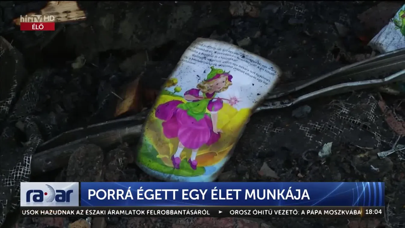 Radar - Porrá égett egy élet munkája