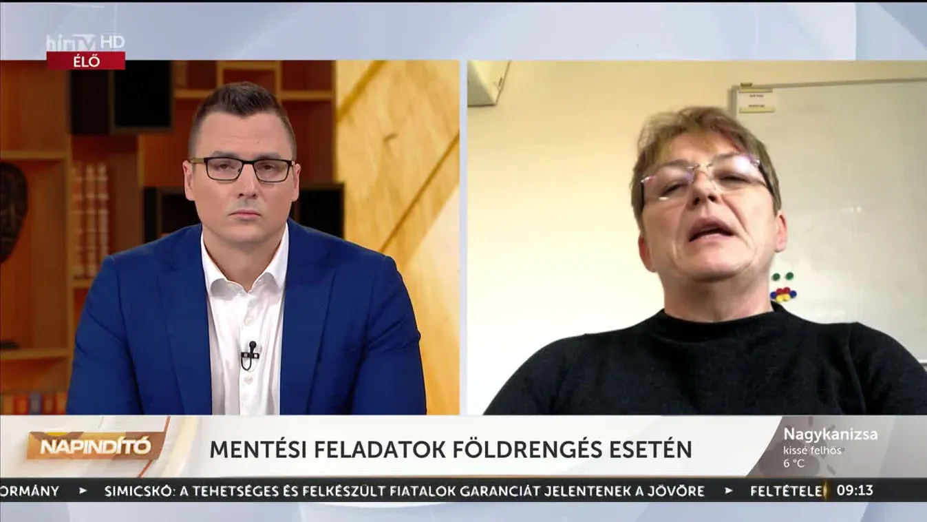 Napindító - Mentési feladatok földrengés esetén (2023-02-10)