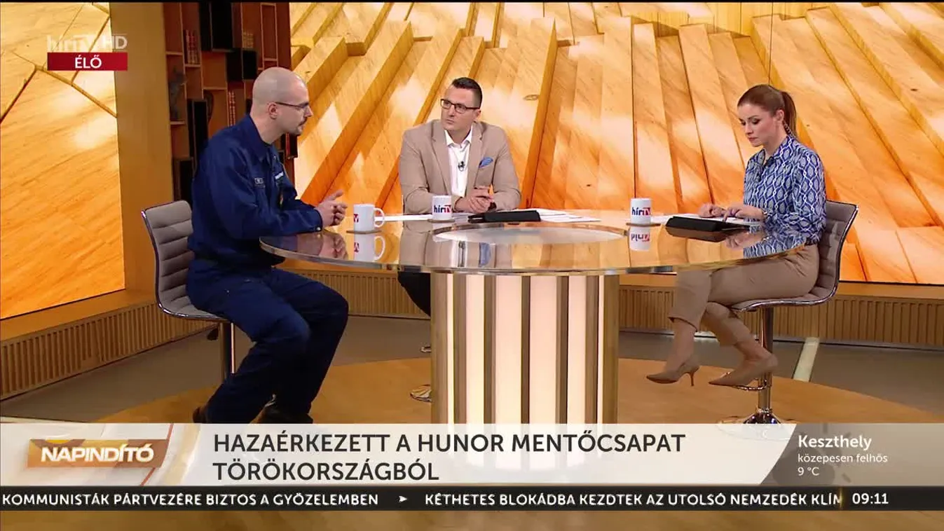 Napindító – Hazaérkezett a Hunor mentőcsapat Törökországból (2023-02-14)