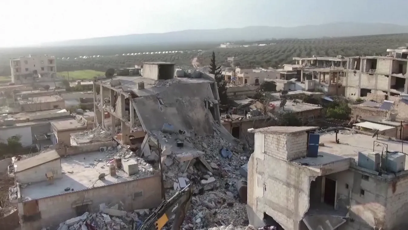 Utórengés rázta meg Szíria északnyugati részét