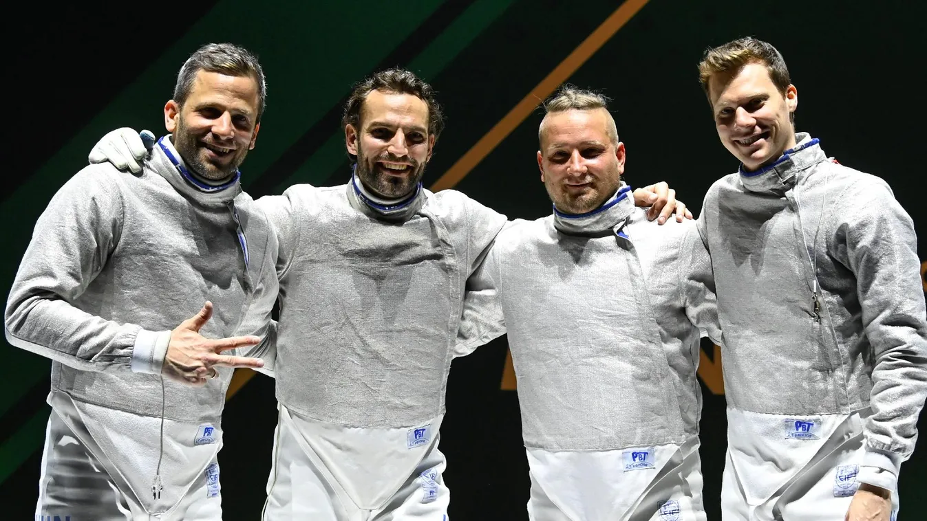 Zarándi Csaba kard csapat-vk - Bronzérmes a magyar válogatott