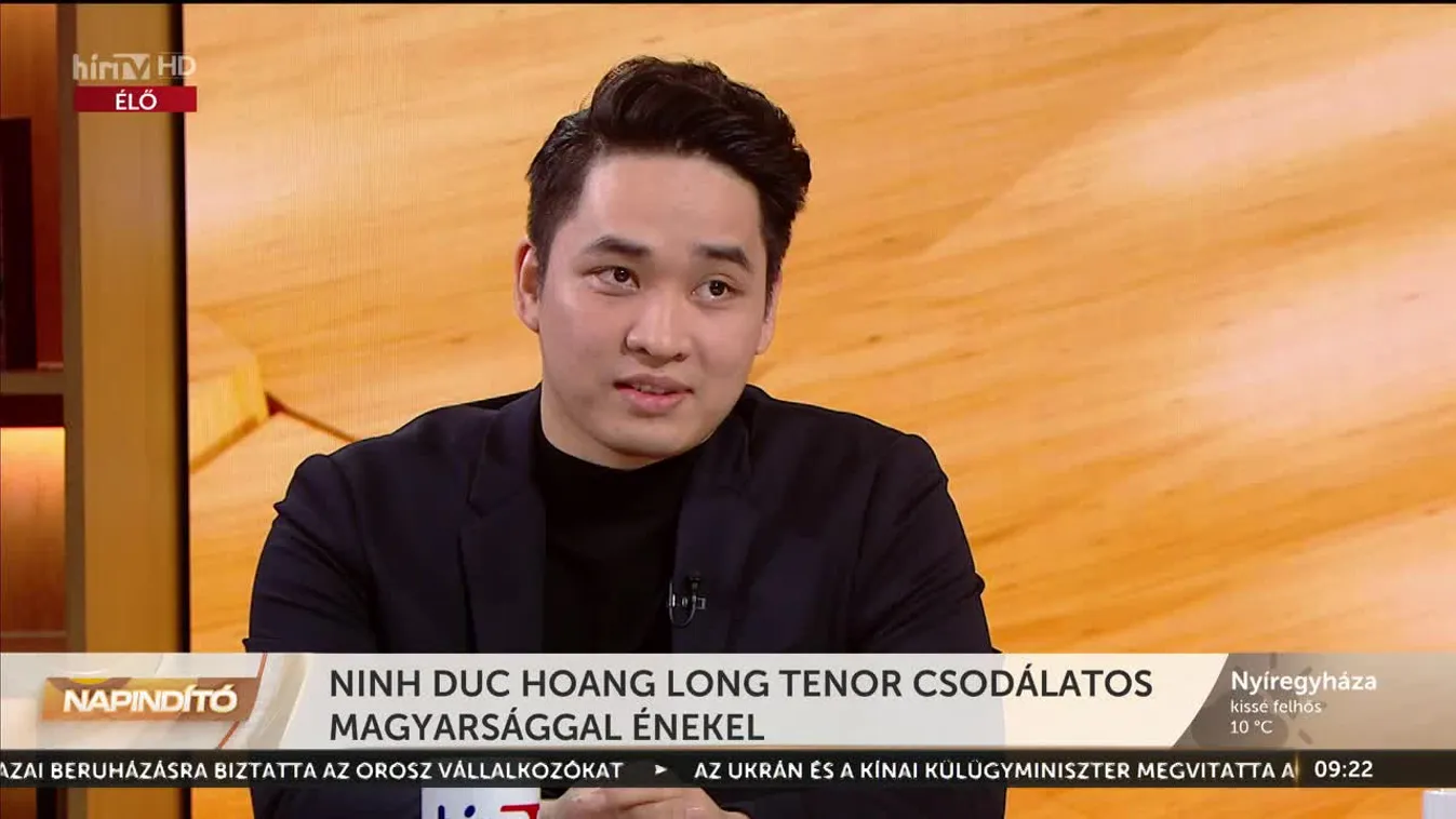 Napindító - Ninh Duc Hoang Long tenor csodálatos magyarsággal énekel (2023-03-17)