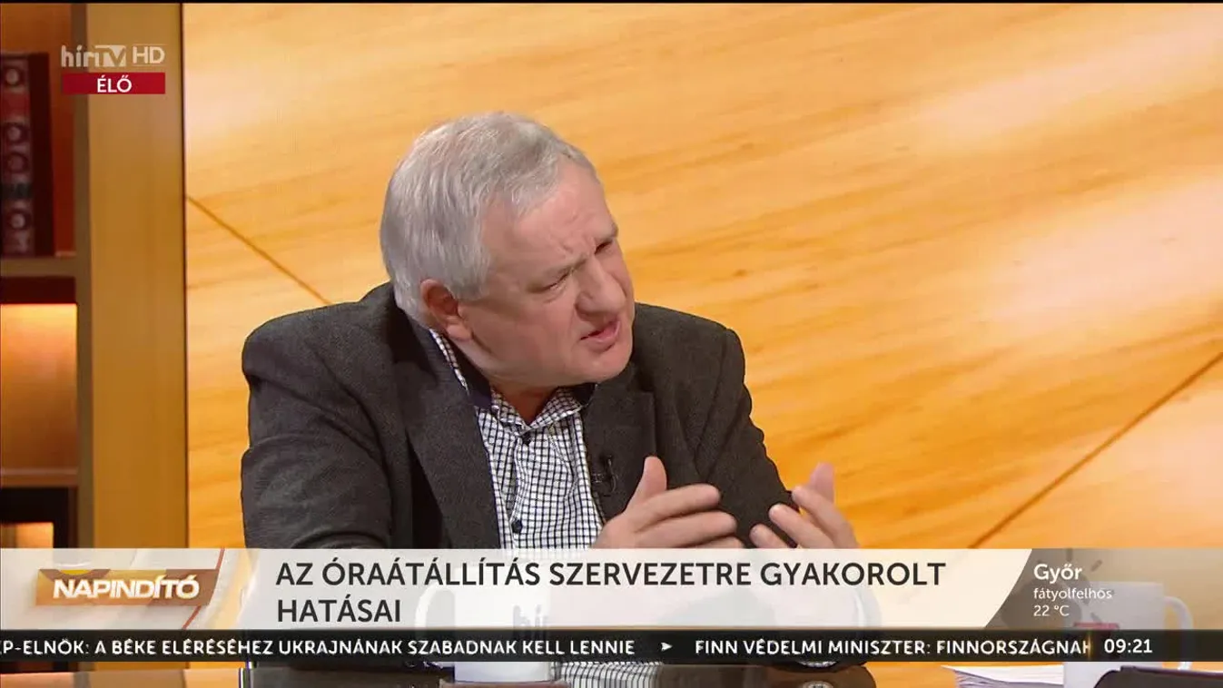 Napindító - Az óraátállítás szervezetre gyakorolt hatásai (2023-03-24)