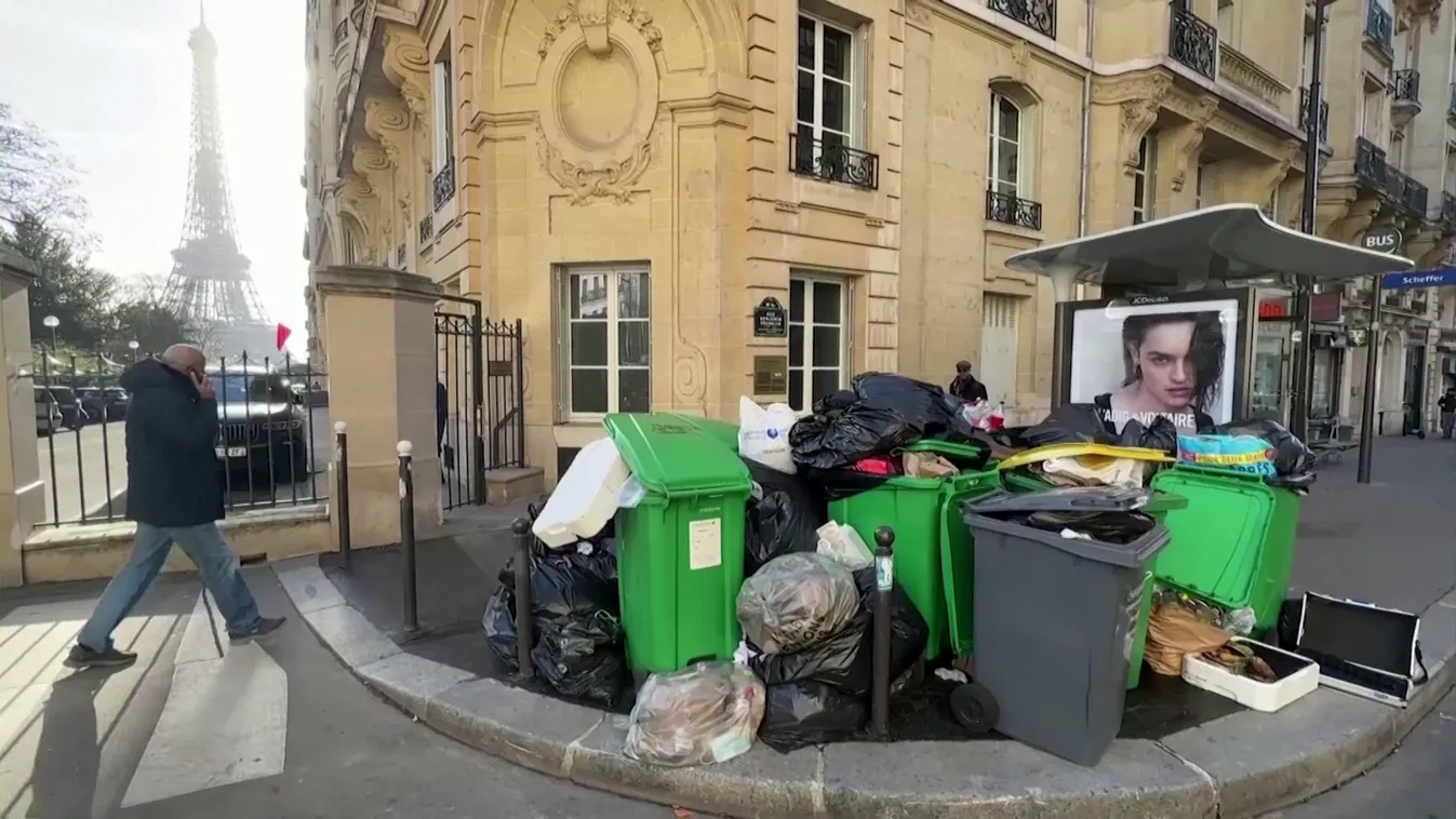 Három hét után újraindul a szemétszállítás a francia fővárosban