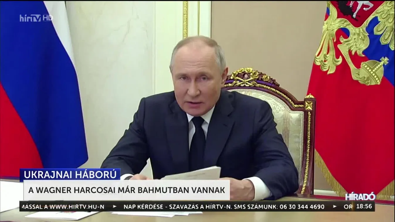 A Wagner harcosai már Bahmutban vannak