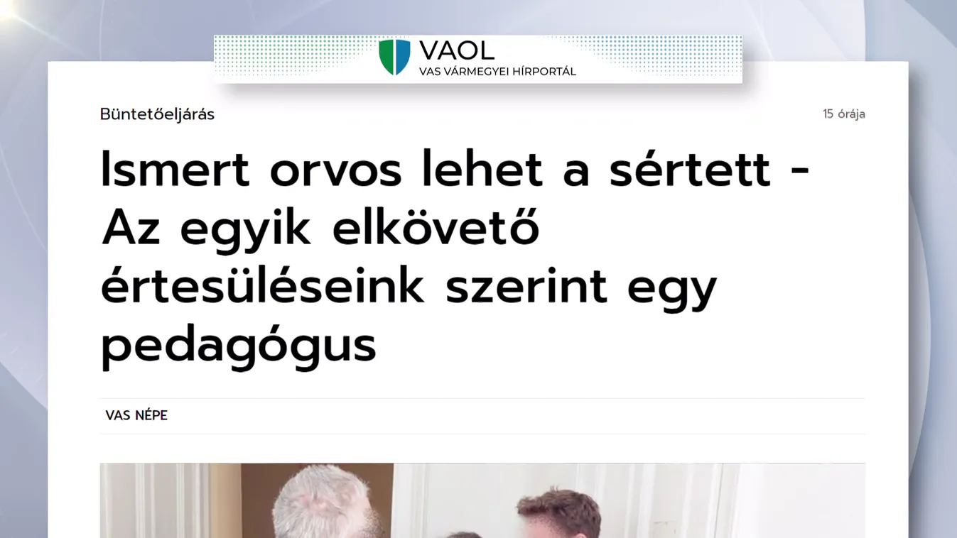 Egy fiatal férfi és egy idősödő nő félholtra vert egy ismert orvost