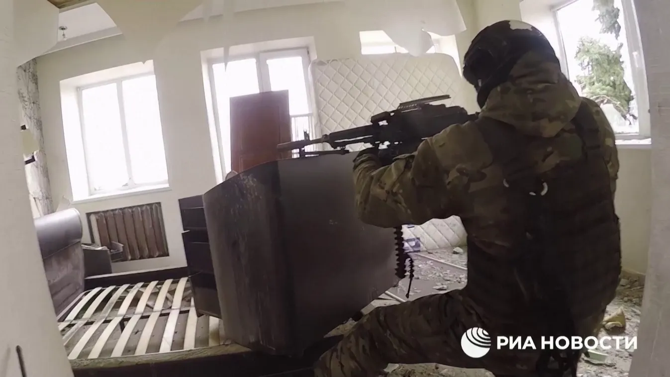 Az orosz rohamosztagok igyekeznek betörni Bahmut központjába