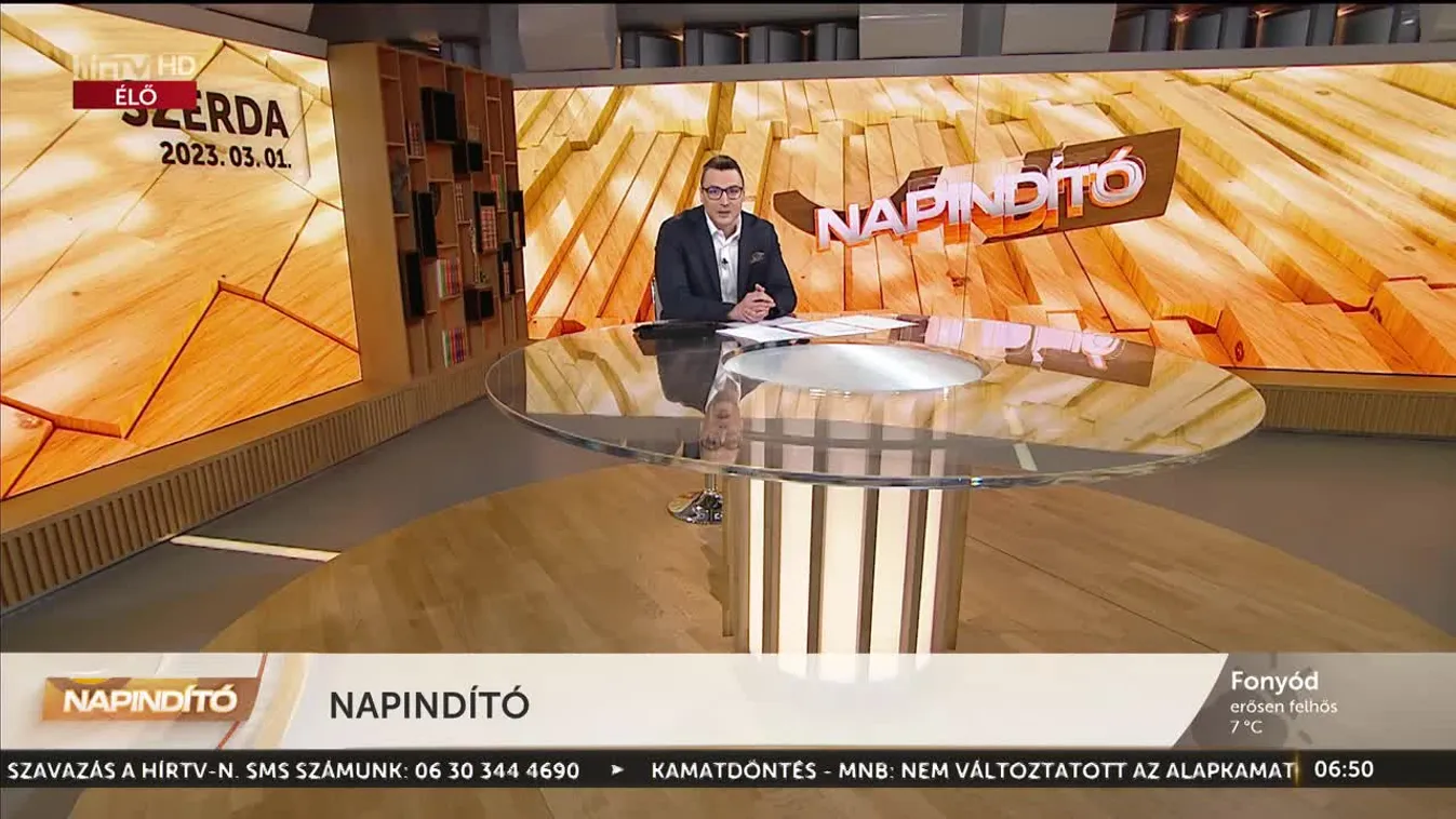 A legfrissebb információk Napindító című műsorunkban