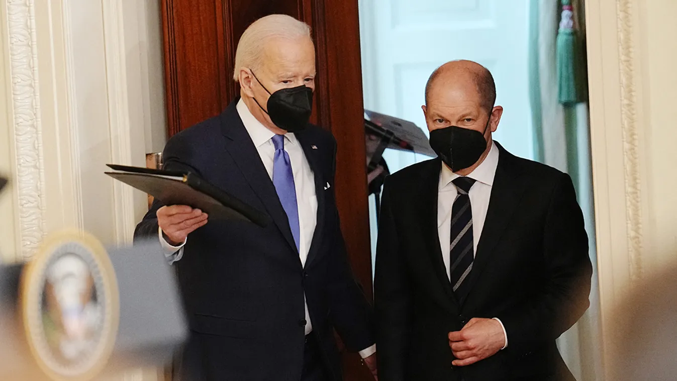 Az amerikai elnök a német kancellárral tárgyalt a Fehér Házban