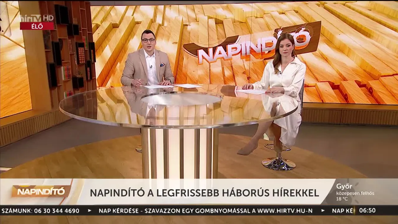 A legfrissebb információk Napindító című műsorunkban