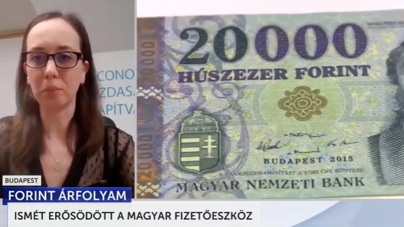 Ismét erősödött a magyar fizetőeszköz