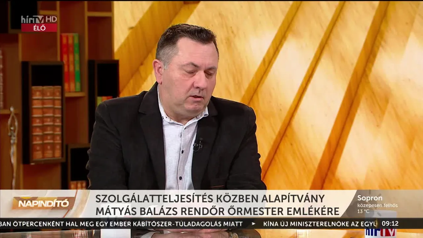 Napindító – Szolgálatteljesítés Közben Alapítvány Mátyás Balázs rendőr őrmester emlékére