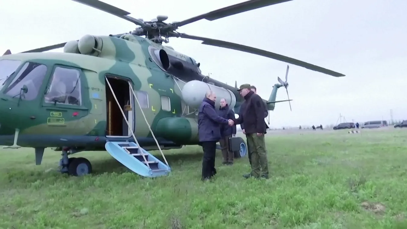 A frontvonalra látogatott Vlagyimir Putyin