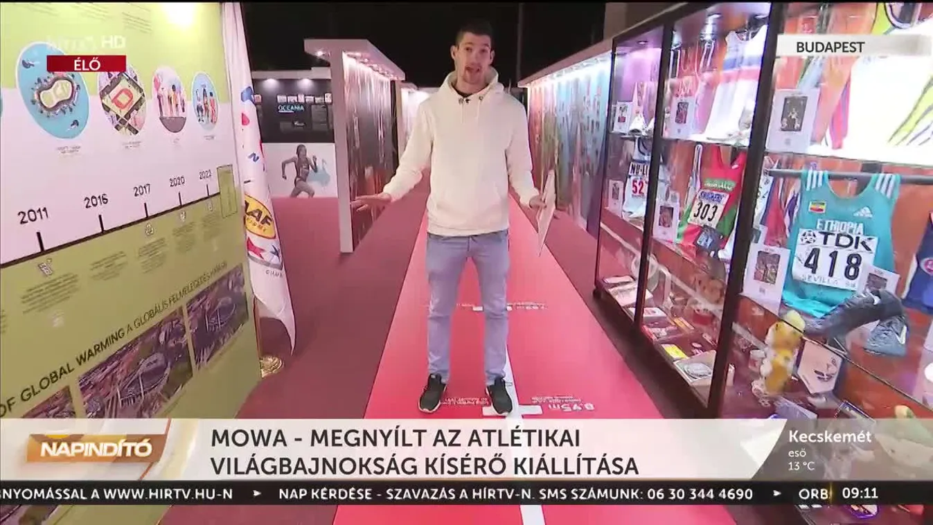Napindító - MOWA - Megnyílt az Atlétikai Világbajnokság kísérő kiállítása (2023-04-14)