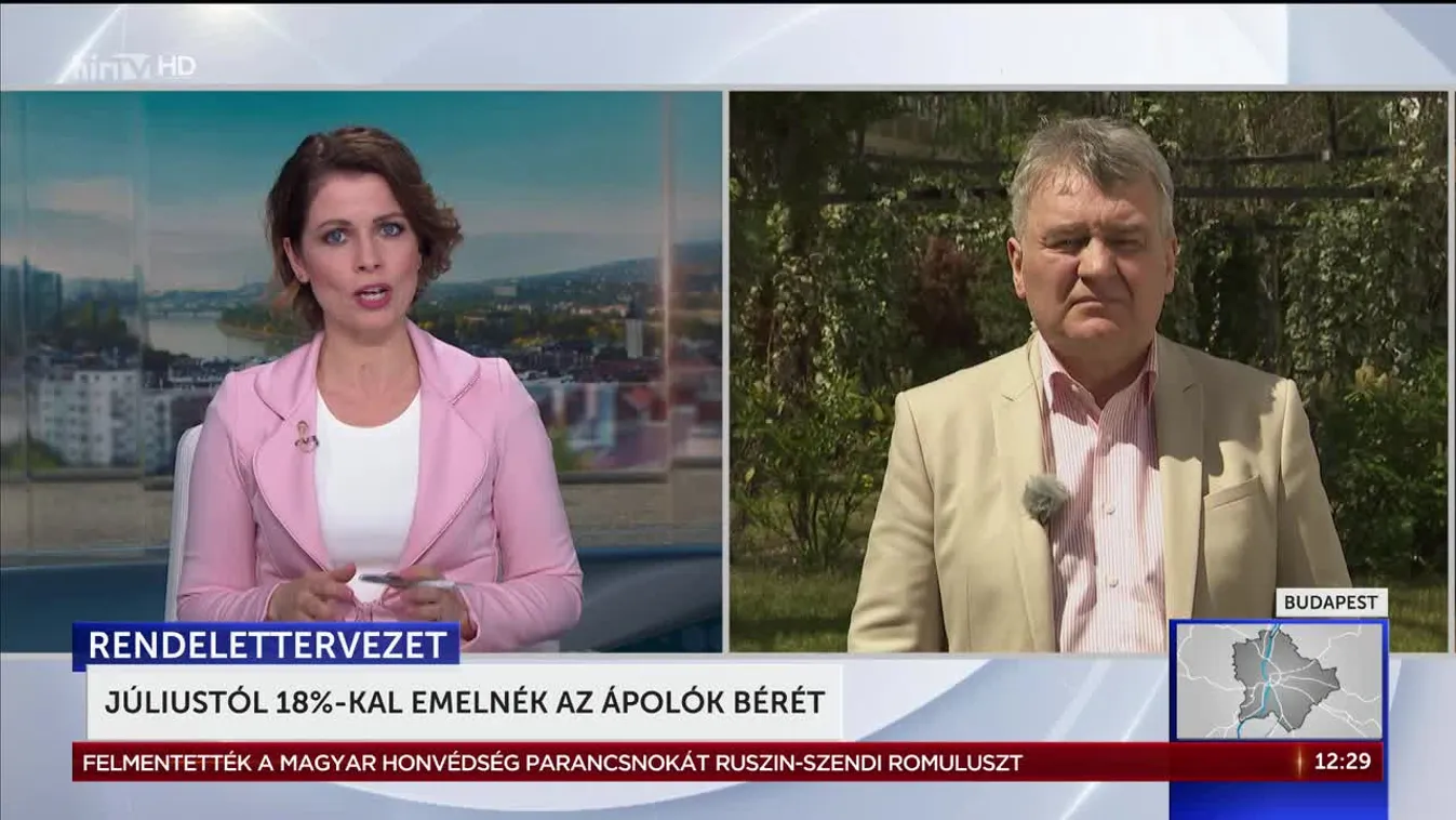 Júliustól 18%-kal emelnék az ápolók bérét