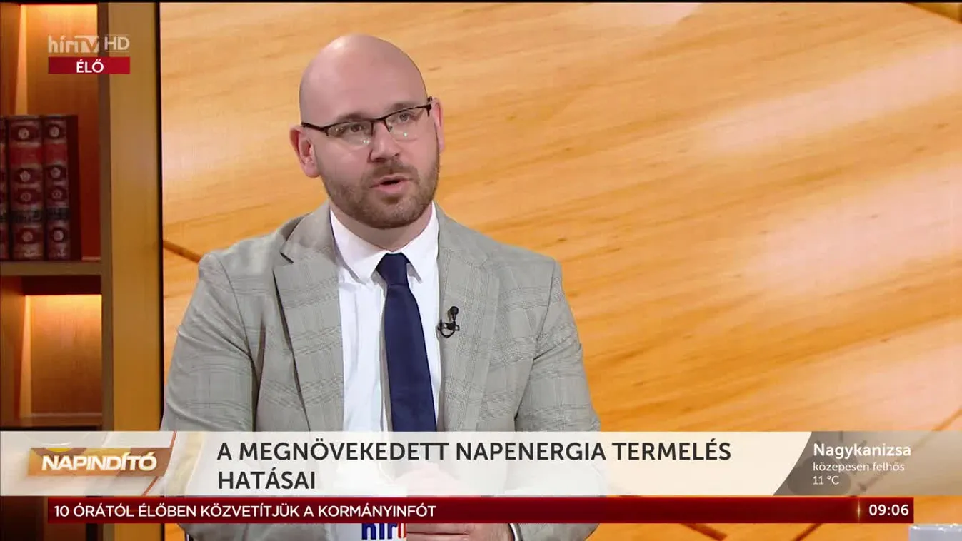 Napindító – A megnövekedett napenergia-termelés hatásai (2023-04-06)