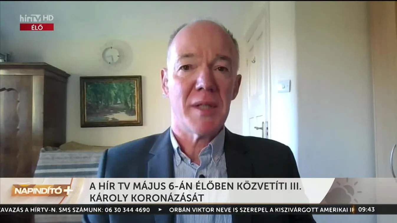 Napindító - A HírTV május 6-án élőben közvetíti III. Károly koronázását