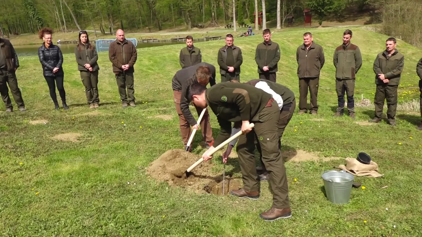 Április 11-én egyszerre 7 településen ültettek fákat a költő tiszteletére