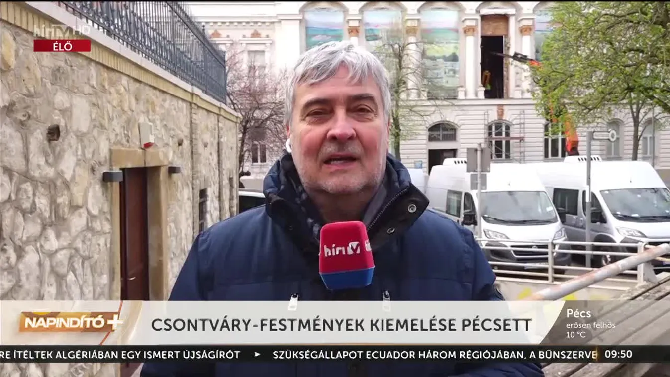 Napindító - Csontváry-festmények kiemelése Pécsett