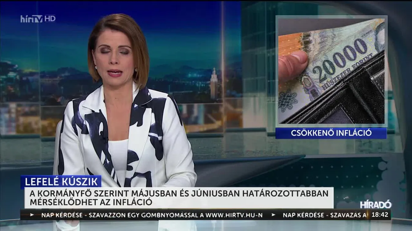 A kormányfő szerint májusban és júniusban határozottabban mérséklődhet az infláció