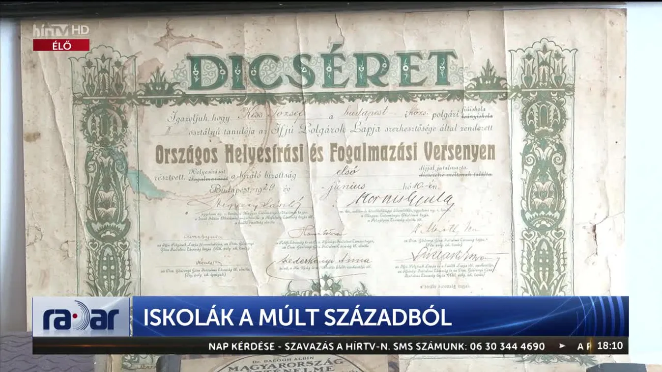 Radar - Iskolák a múlt századból (2023-05-16)