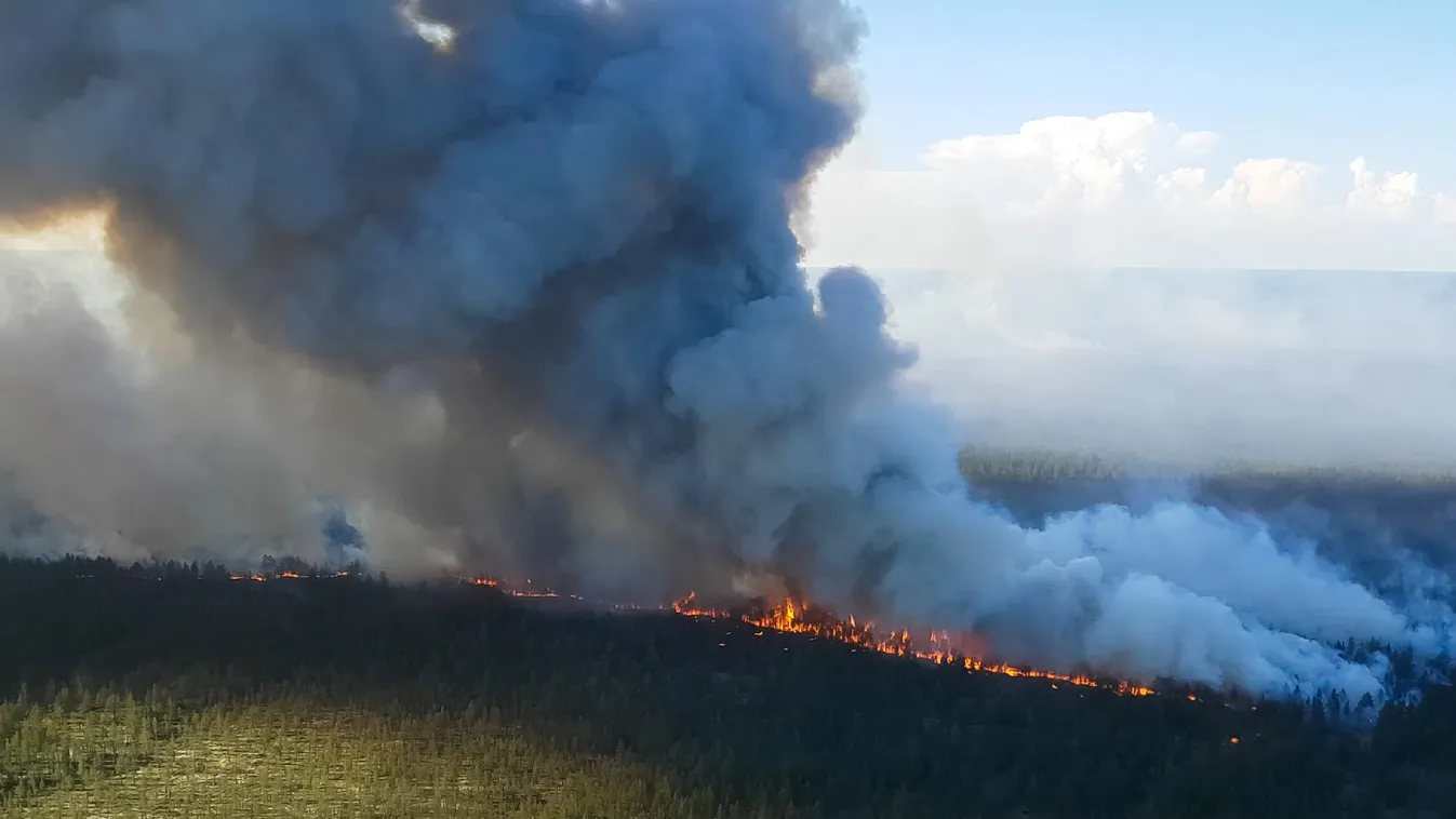 Hatalmas erdőtűz pusztít Oroszországban