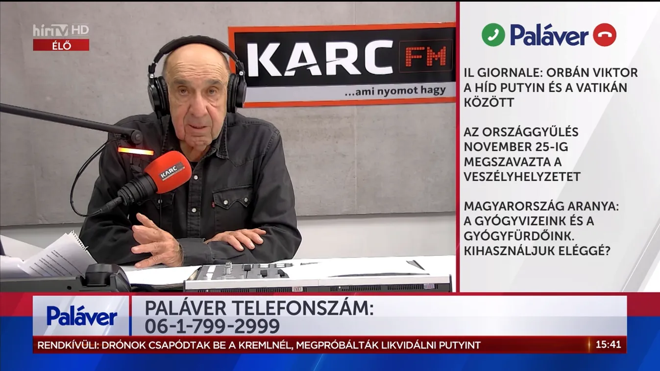 Paláver: Az Országgyűlés november 25-ig megszavazta a vészhelyzetet