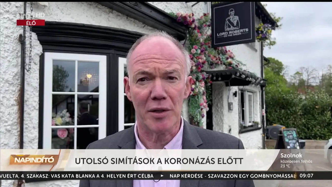 Napindító - Károly királlyá koronázása élőben holnap a HírTV-n (2023-05-05)