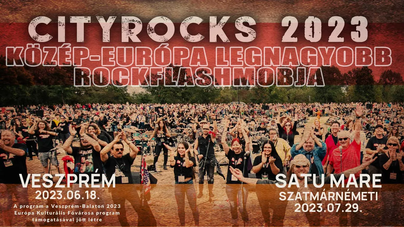 CityRocks: 2023-ban az élőzene fővárosává válik Veszprém és Szatmárnémeti