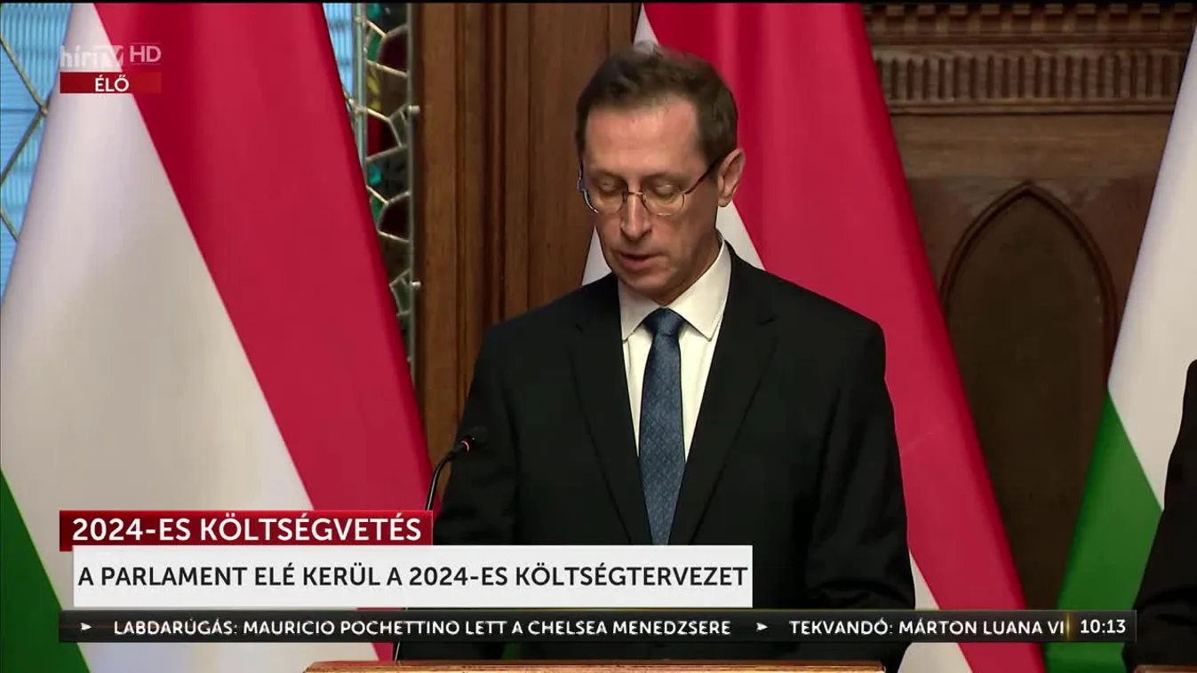 Varga Mihály és Kövér László sajtótájékoztatója a jövő évi költségvetésről