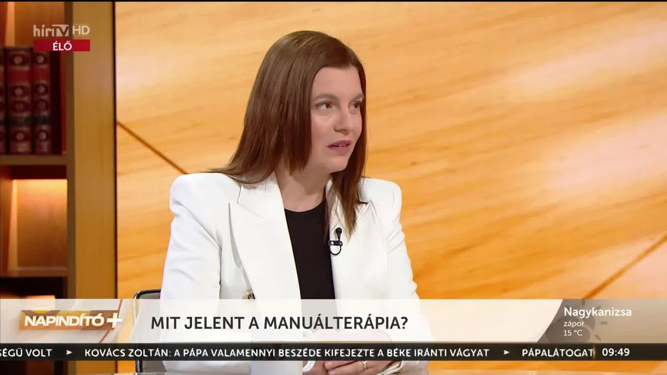 Napindító - Mit jelent a manuálterápia? (2023-05-03)