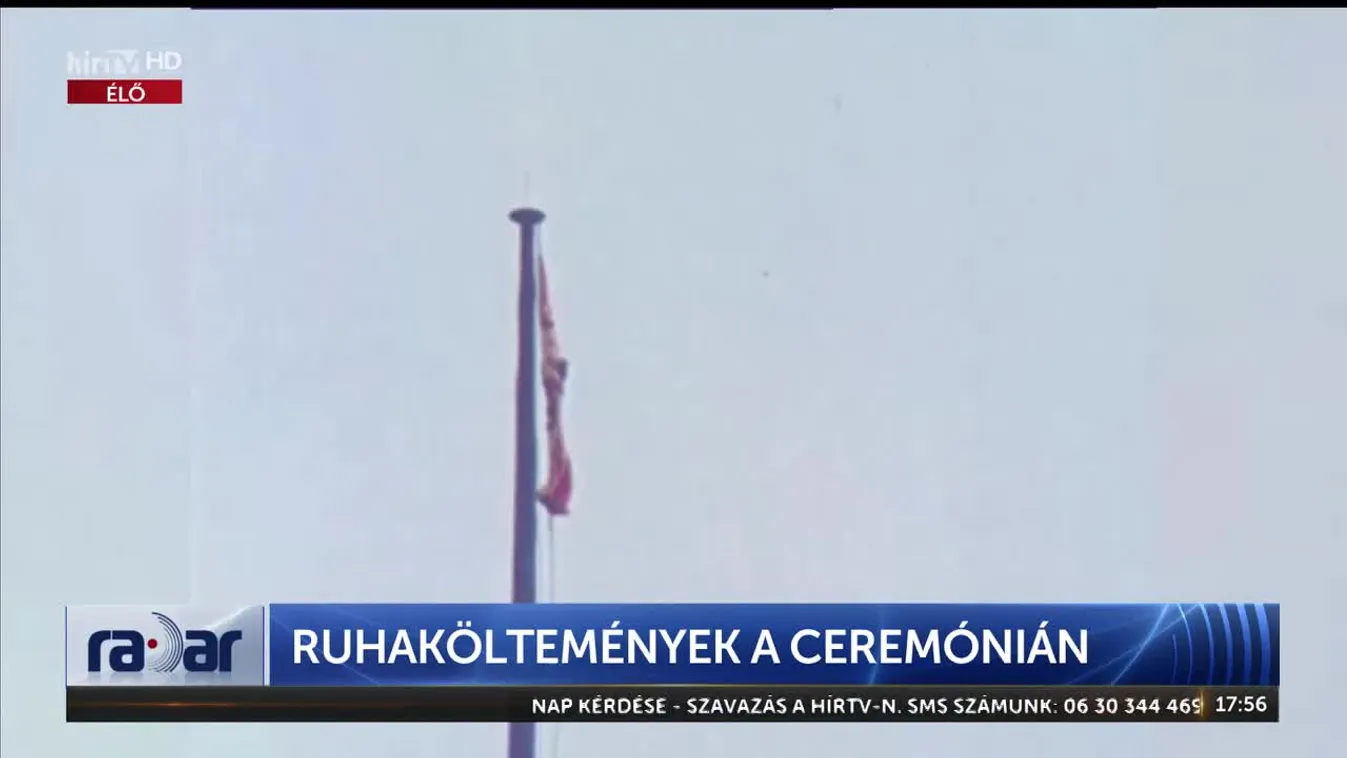 Radar - Ruhaköltemények a ceremónián