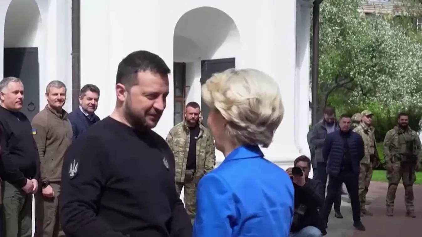 Kijevbe látogatott Ursula Von Der Leyen