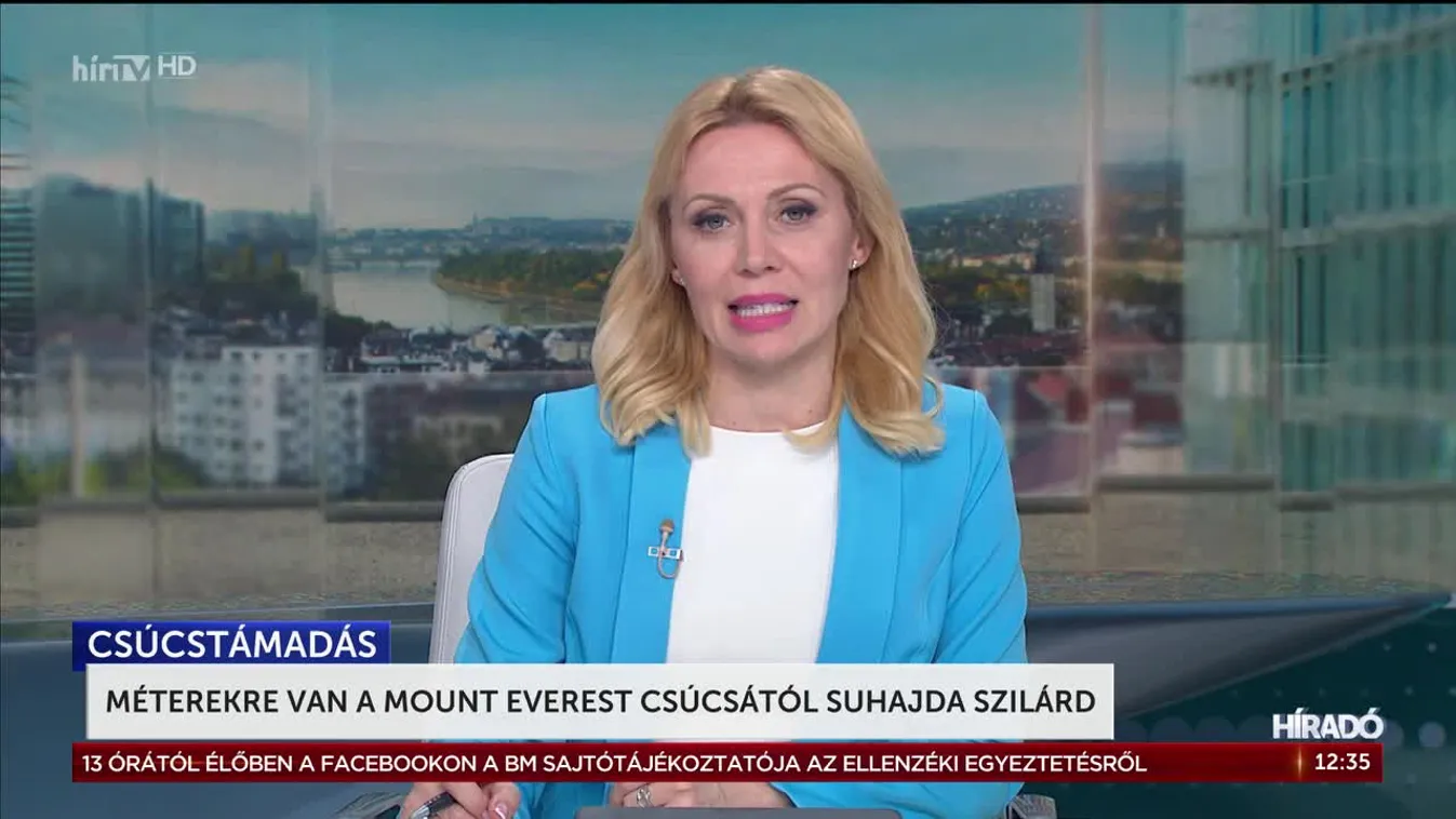 Méterekre van a Mount Everest csúcsától Suhajda Szilárd
