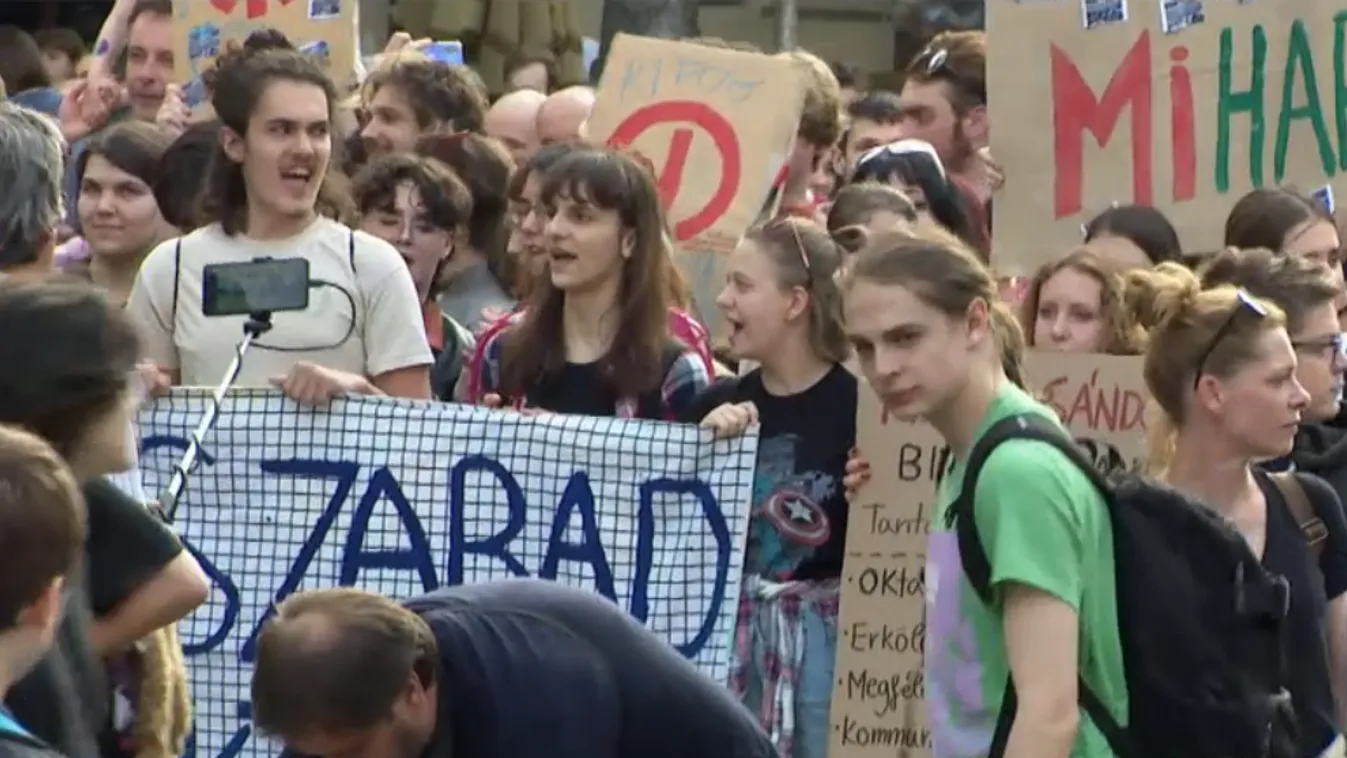 Újabb tüntetések várhatók a héten Budapesten