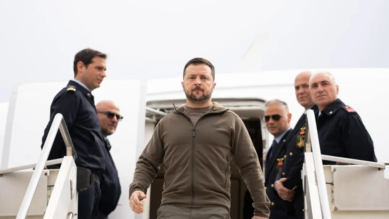 Németországba látogatott az ukrán elnök