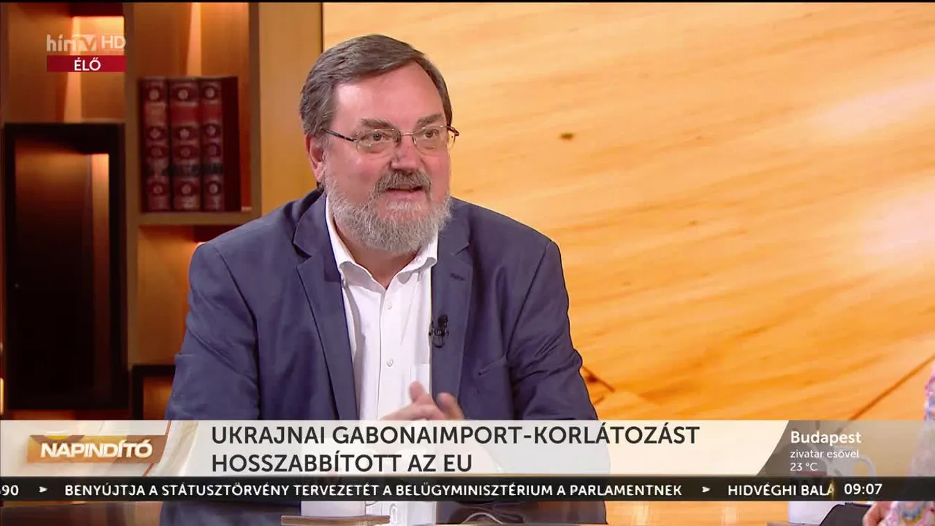 Napindító - Ukrajnai gabonaimport-korlátozást hosszabbított az EU (2023-06-07)