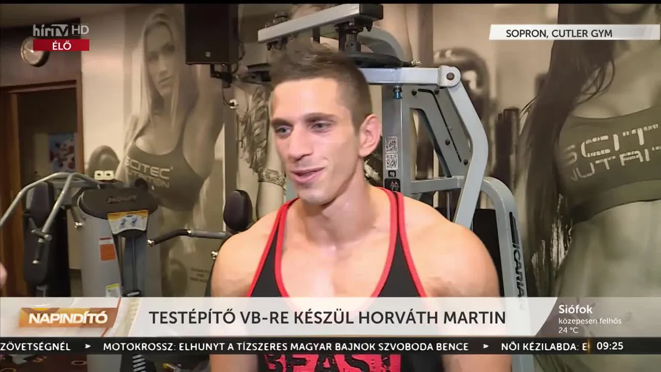 Napindító – Testépítő-vb-re készül Horváth Martin