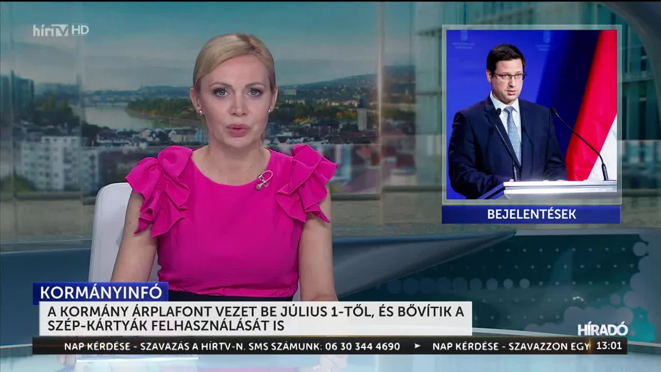 A kormány árplafont vezet be július 1-től, és bővítik a SZÉP-kártyák felhasználását is