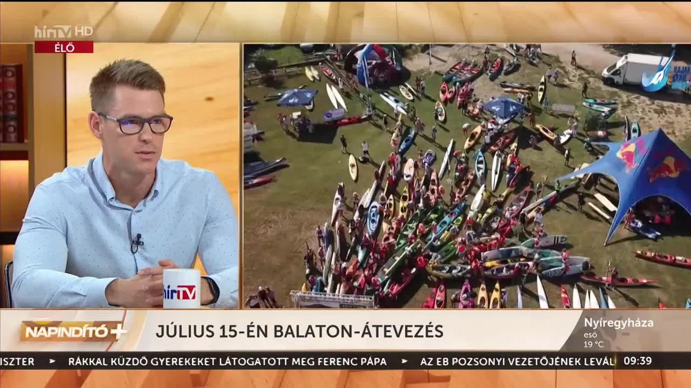 Napindító – Július 15-én Balaton-átevezés