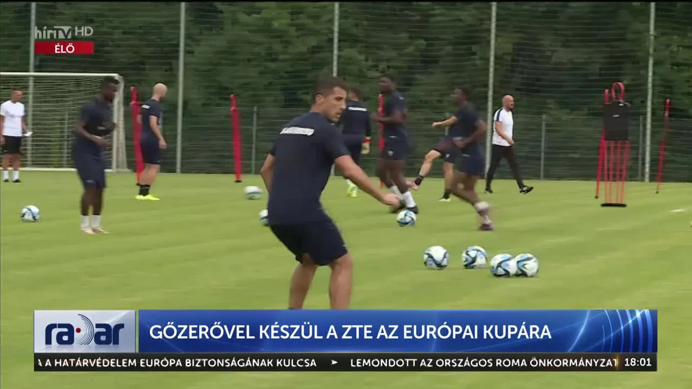Radar - Gőzerővel készül a ZTE az európai kupára (2023-07-25)