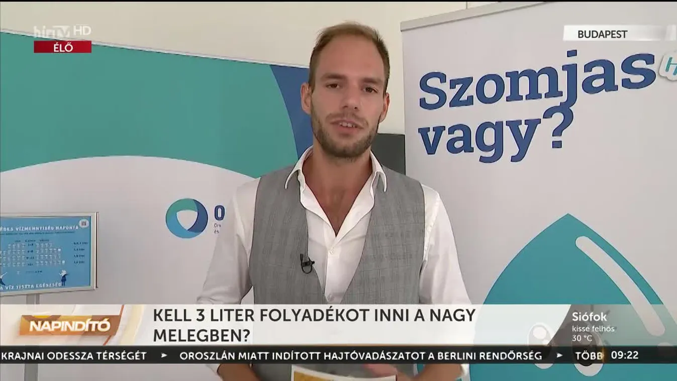 Napindító - Kell 3 liter folyadékot inni a nagy melegben?