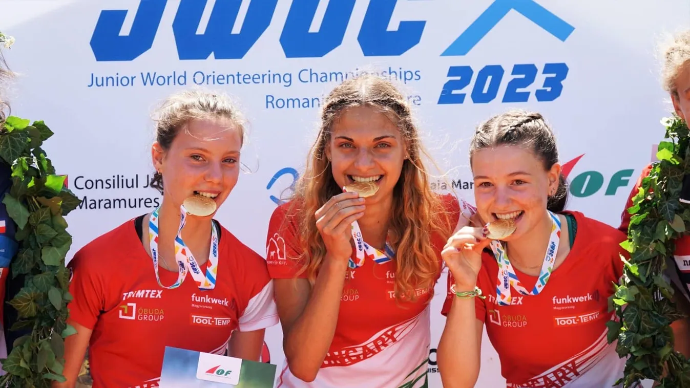 Aranyérmet nyert a magyar női váltó a junior tájékozódási futó világbajnokságon